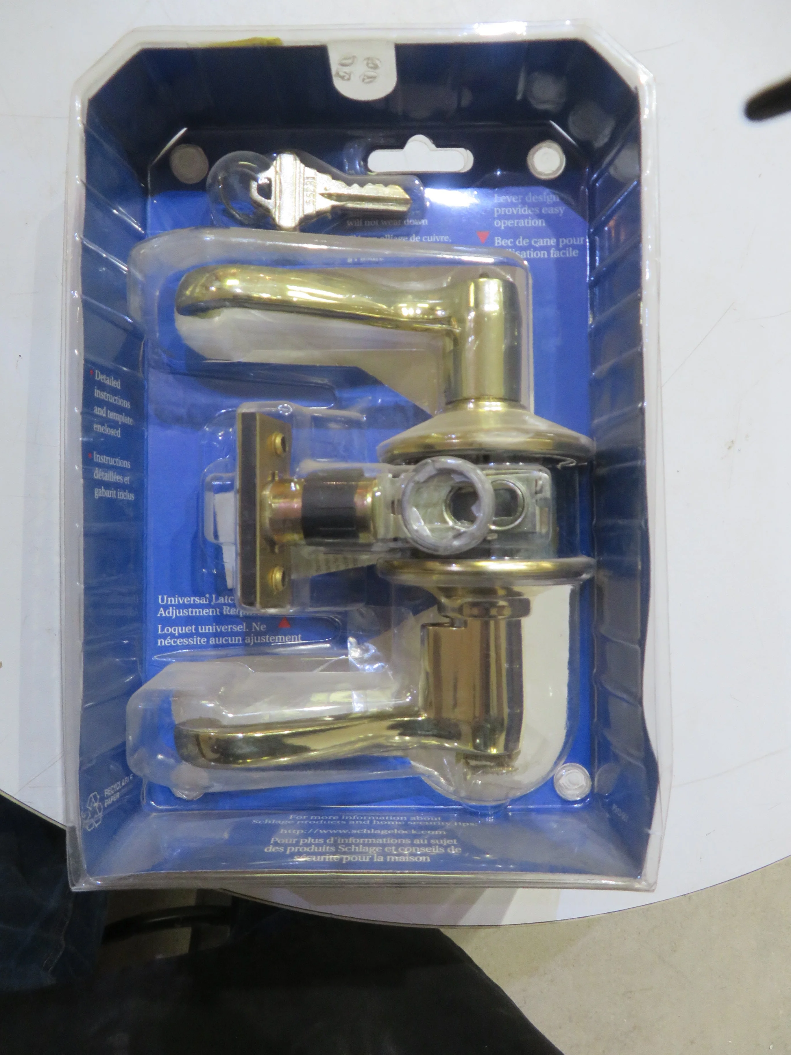 Schlage Keyed Entrance Left Hand Lever - Image 4