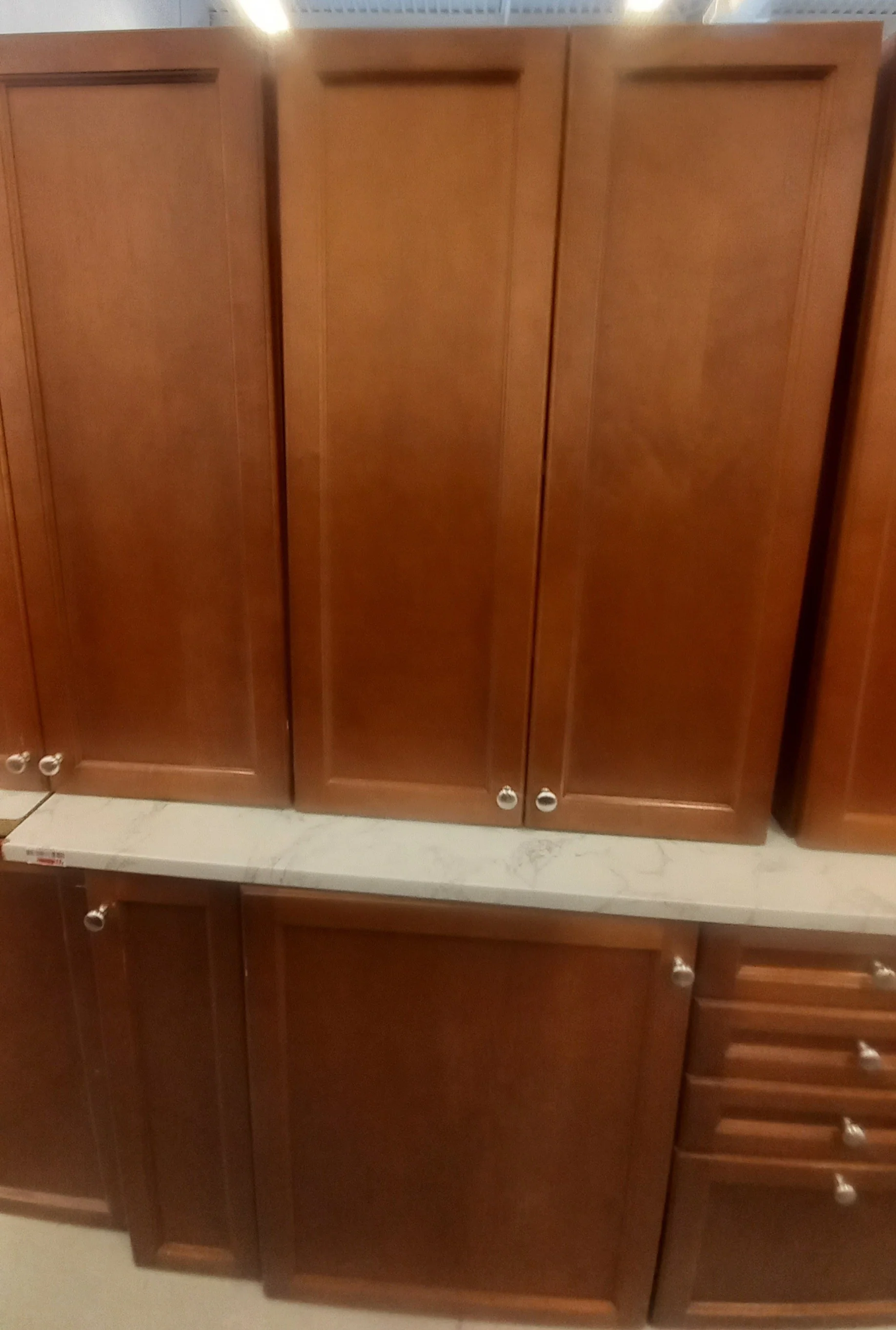 Set of 15 Kitchen Cabinets in Light Brown - Image 3