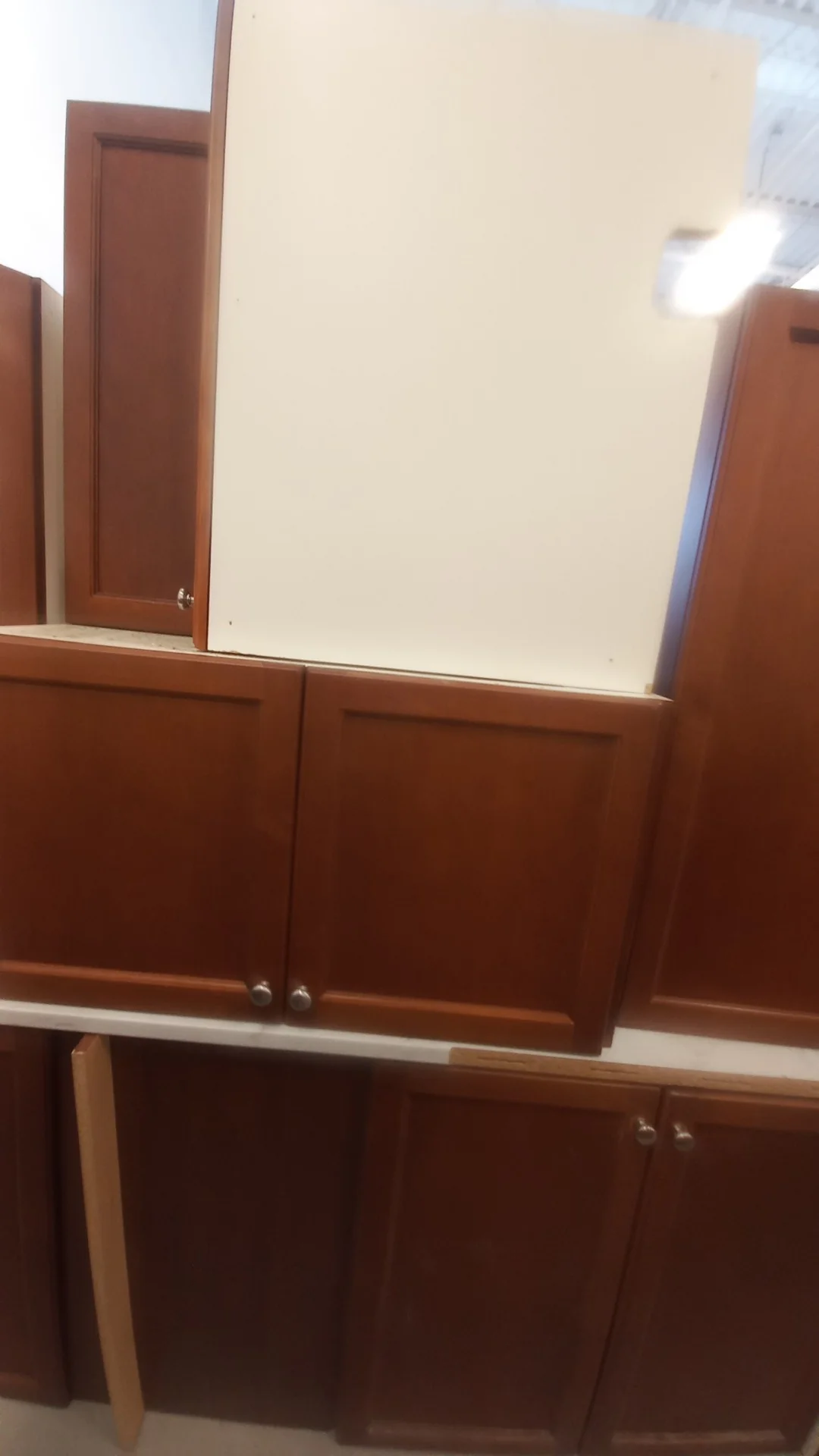 Set of 15 Kitchen Cabinets in Light Brown - Image 4