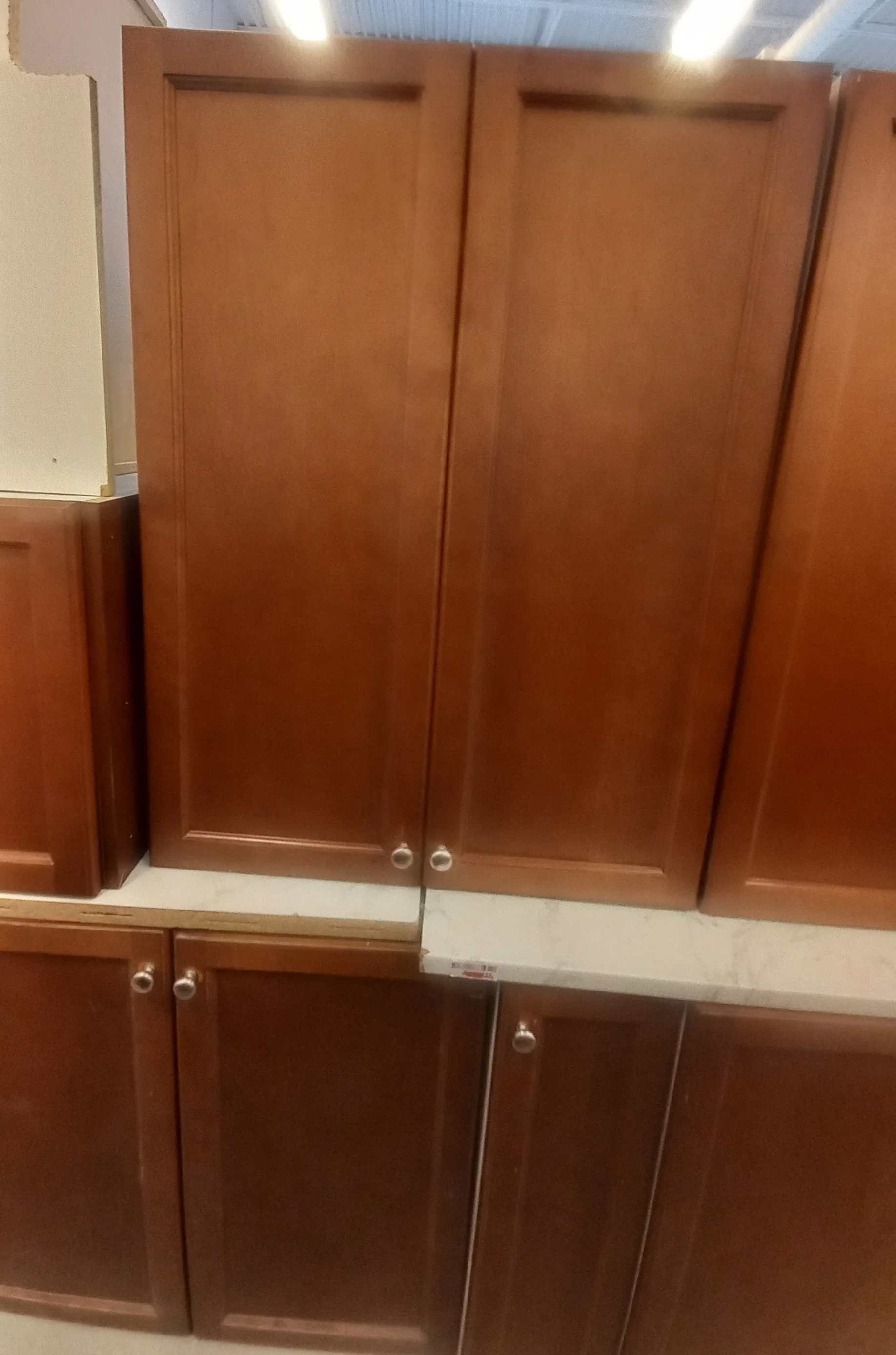Set of 15 Kitchen Cabinets in Light Brown - Image 5