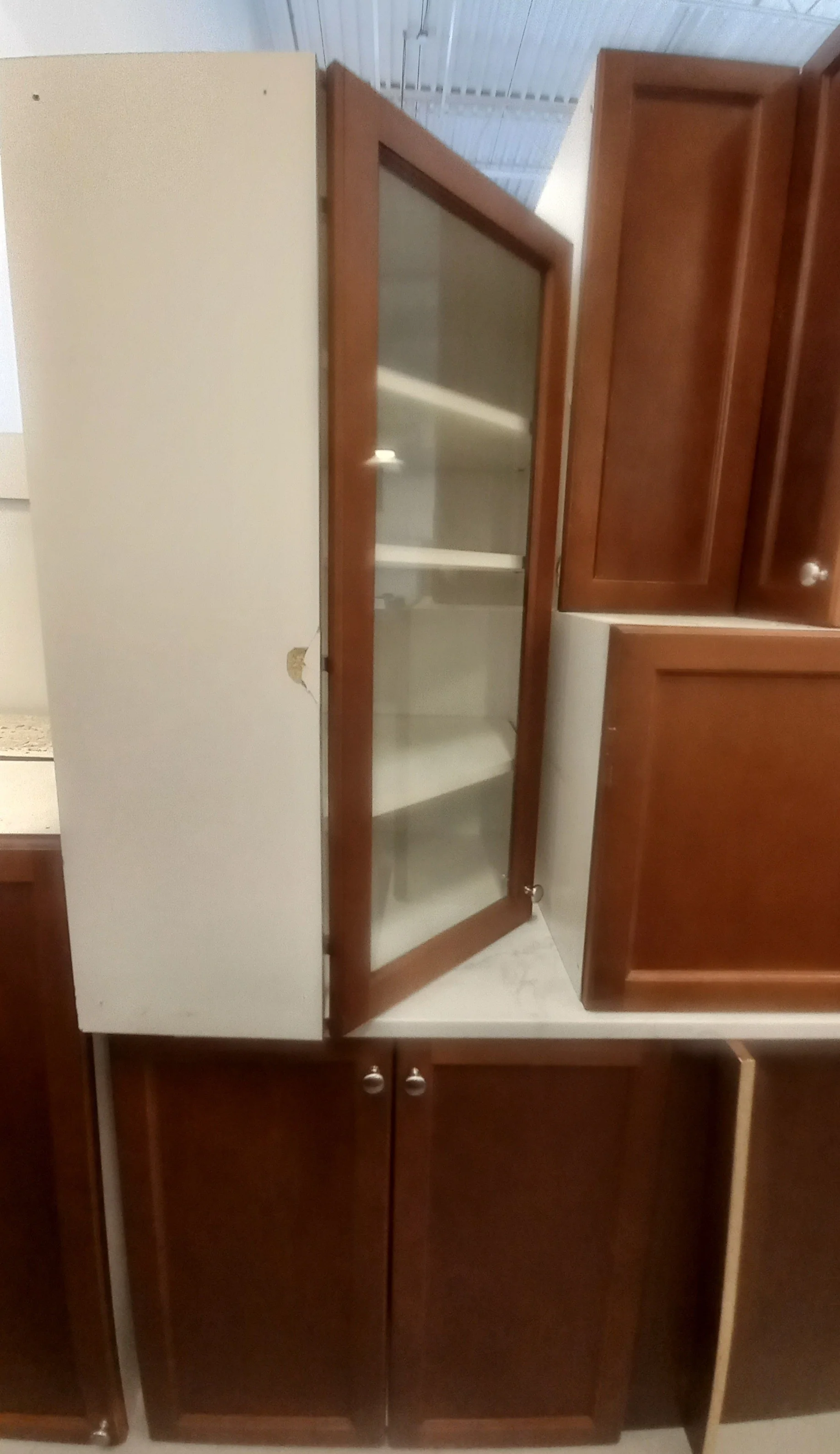 Set of 15 Kitchen Cabinets in Light Brown - Image 6