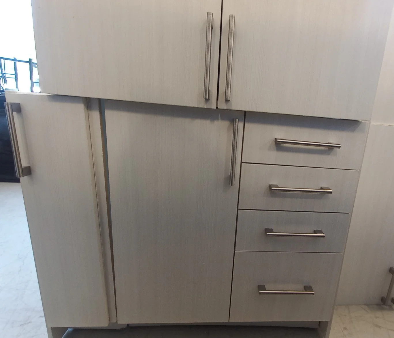 Set of 7 Cabinet Kitchen in Beige - Image 3