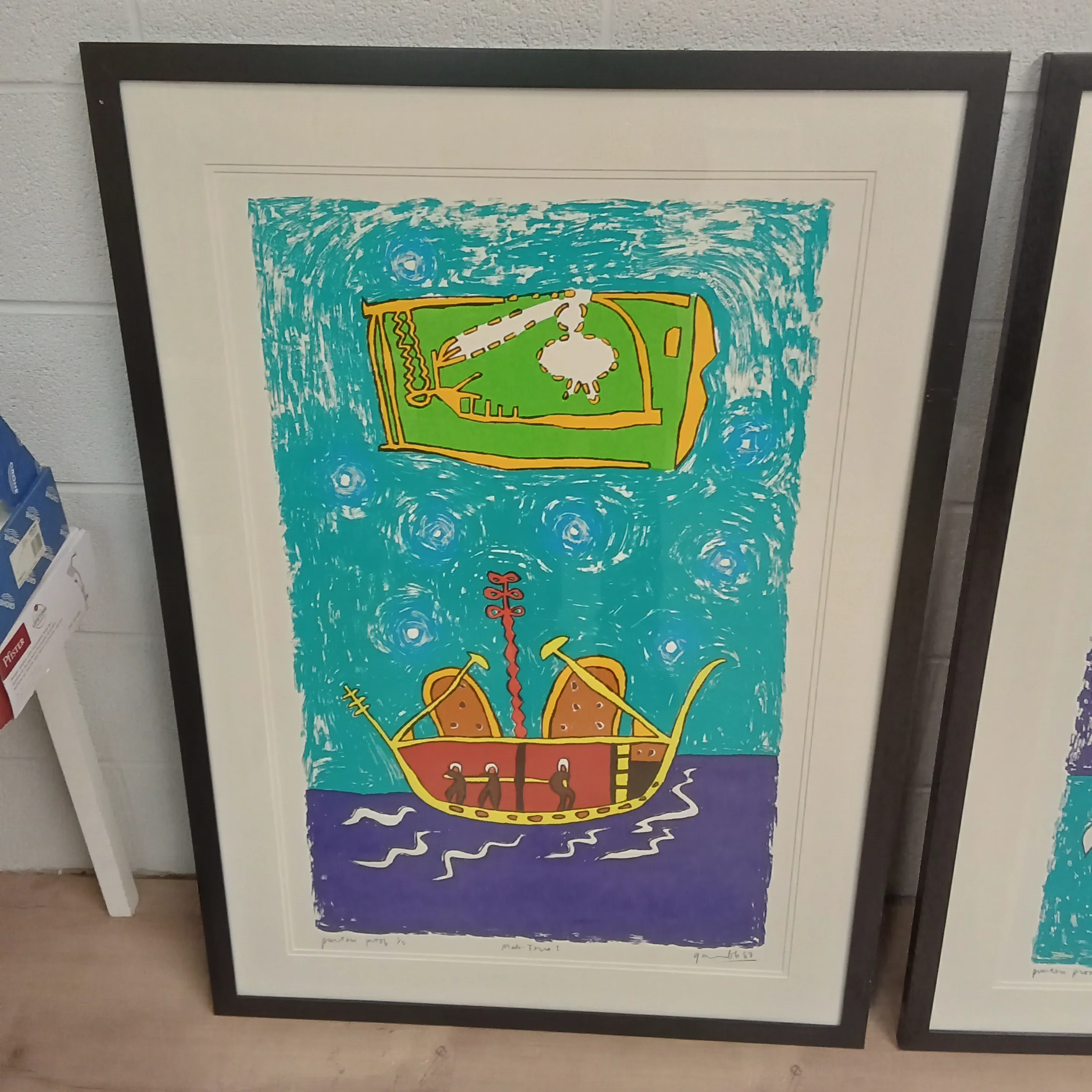 Set of Three Lithographs - Framed - Image 2