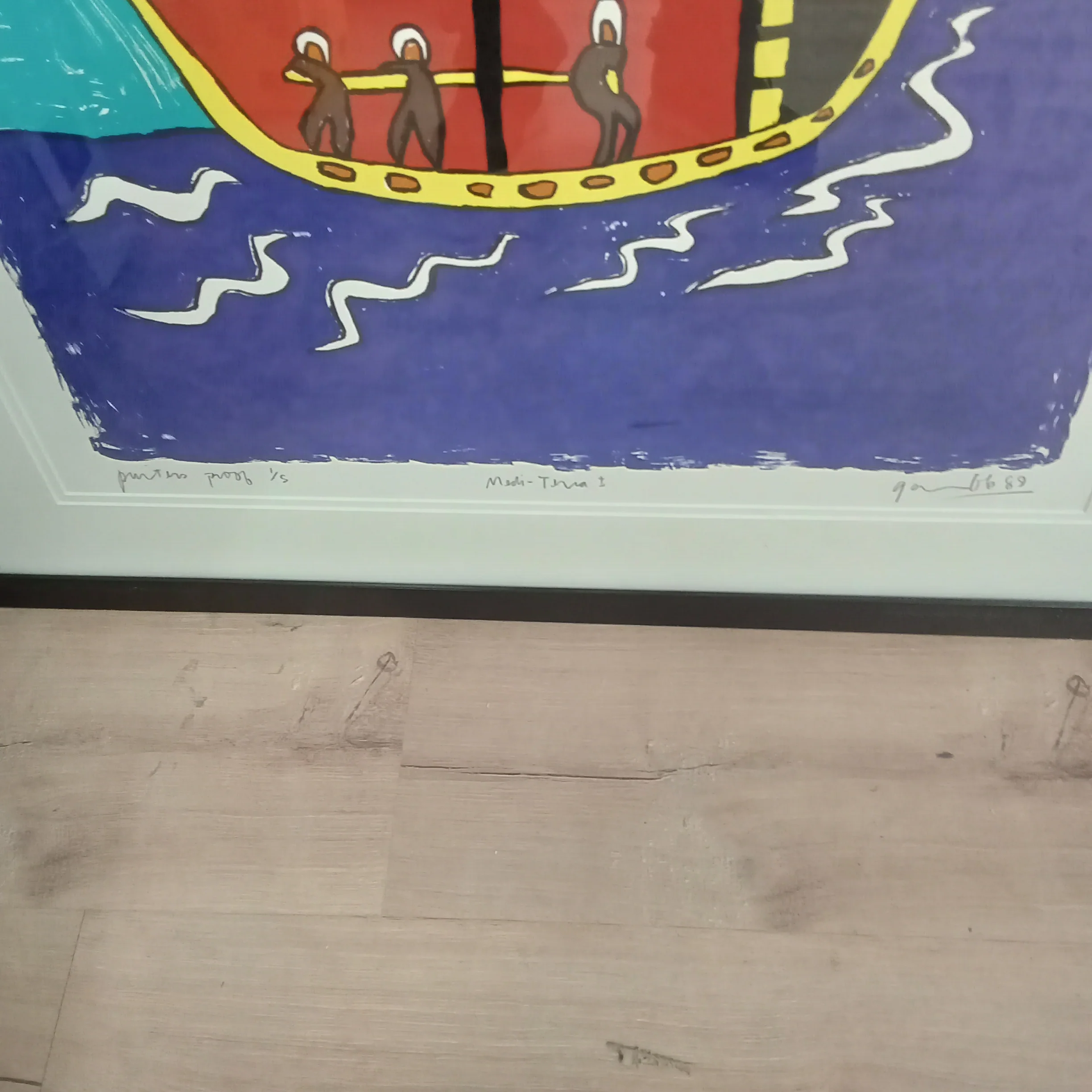 Set of Three Lithographs - Framed - Image 4