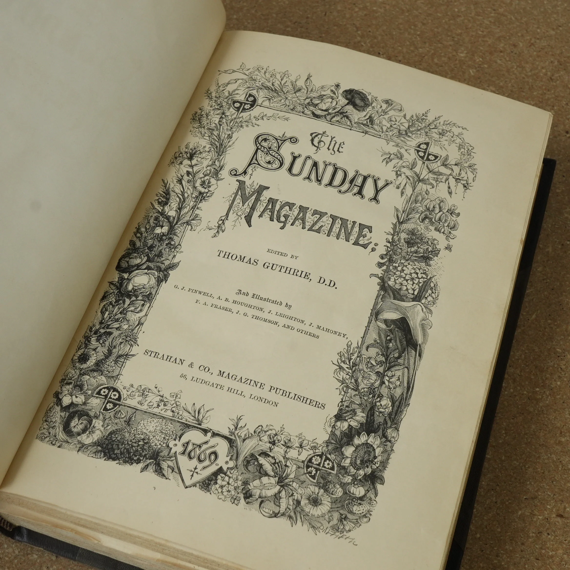 Sunday Magazine by Thomas Guthrie 1869 - Image 3