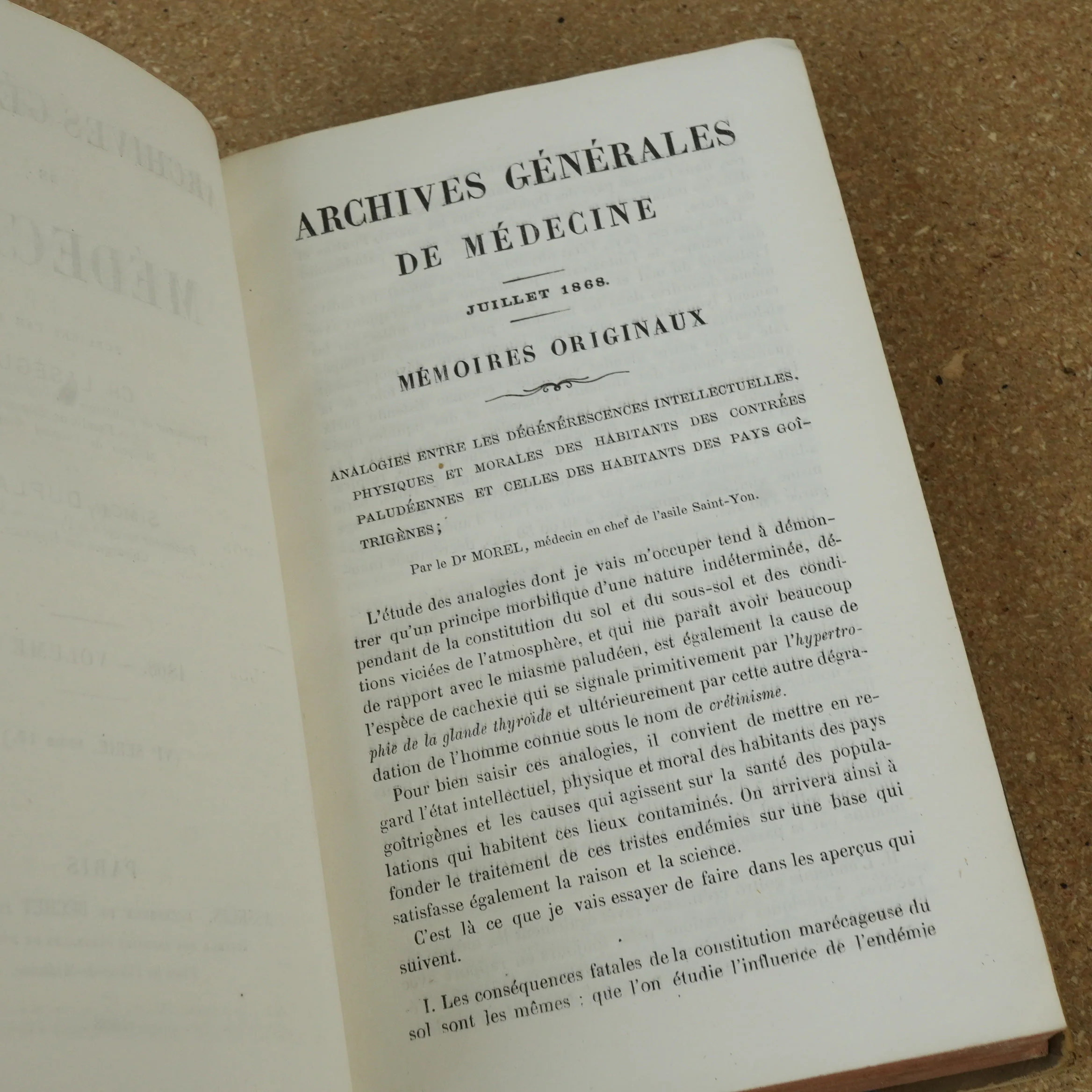 The Archives Générales de Médecine Serie 6 Vol 12 by Simon Duplay 1868 - Image 4