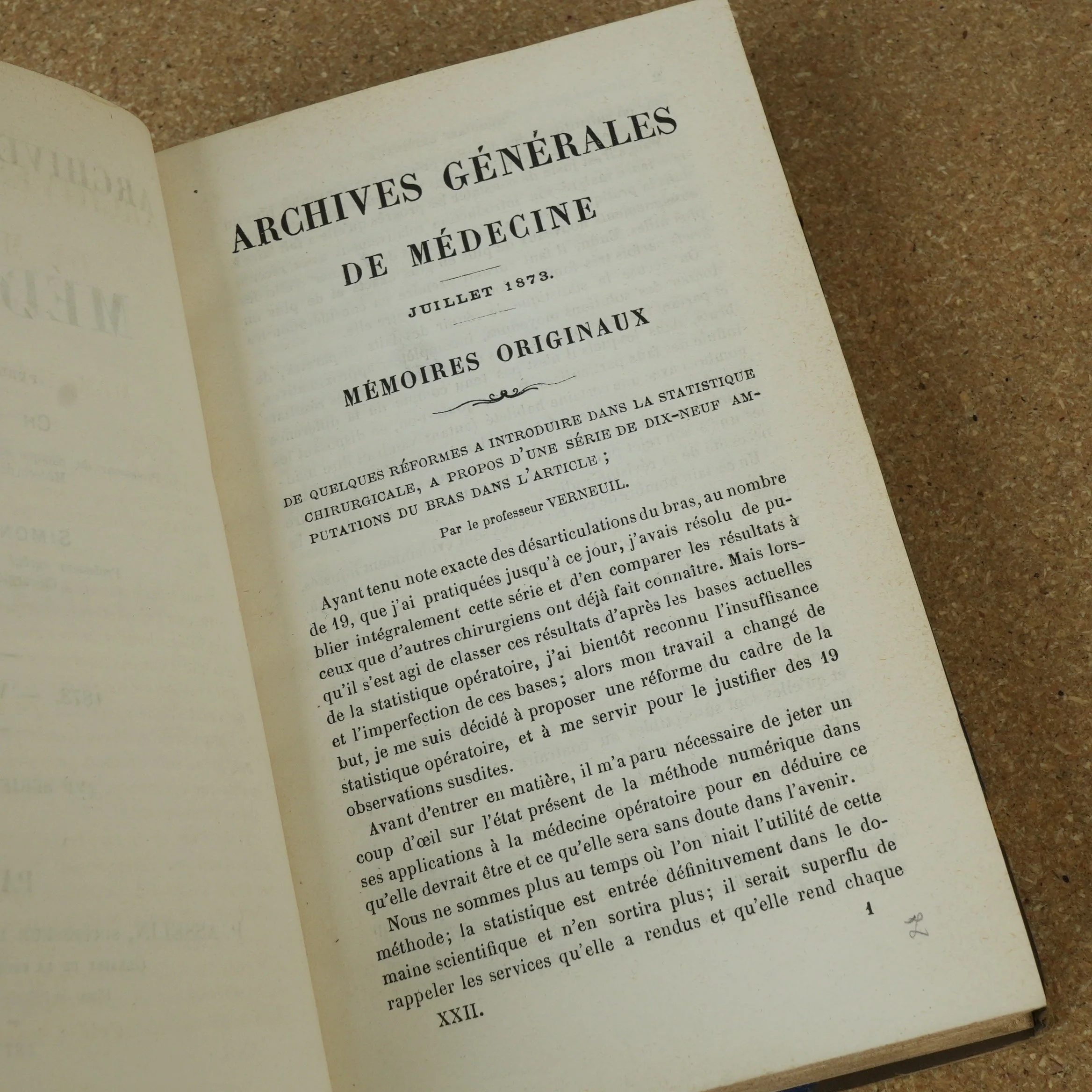 The Archives Générales de Médecine Serie 6 Vol 22 by Simon Duplay 1873 - Image 6