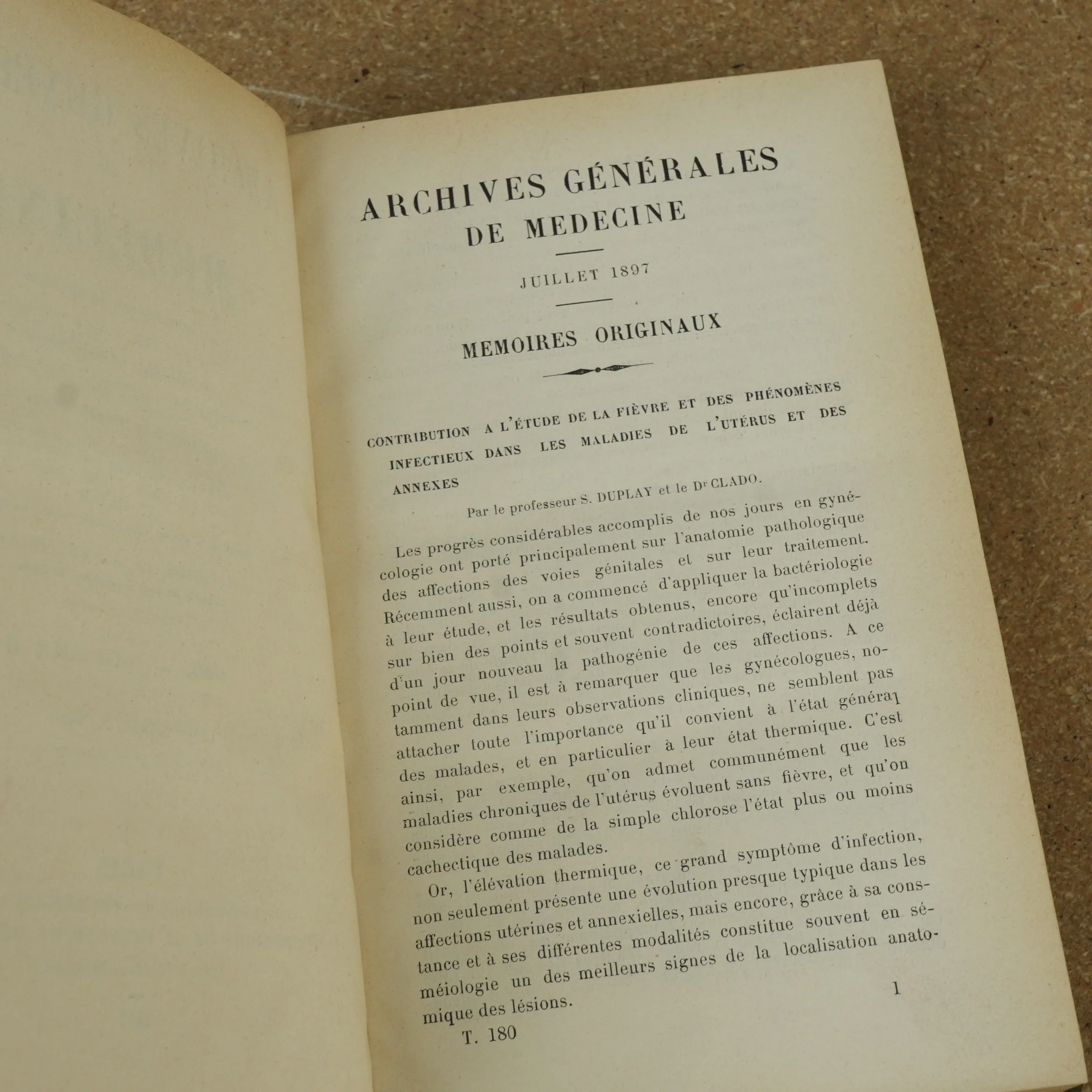 The Archives Générales de Médecine Serie 8 Vol 8 by Simon Duplay 1897 - Image 4