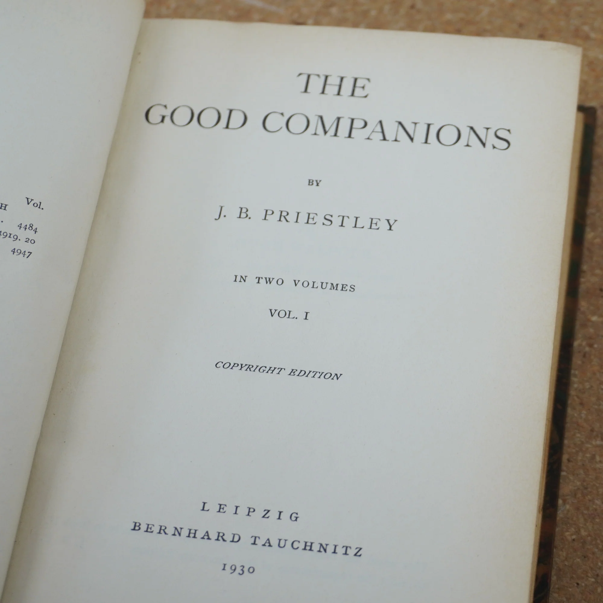 The Good Companions Vol 1 by J B Priestley 1930 - Image 3