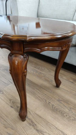 Traditional Wood Accent Table - Image 3