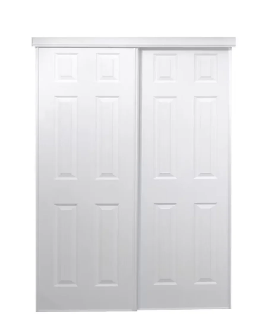 TRUporte 72-inch x 80.5-inch 6-Panel Closet Sliding door