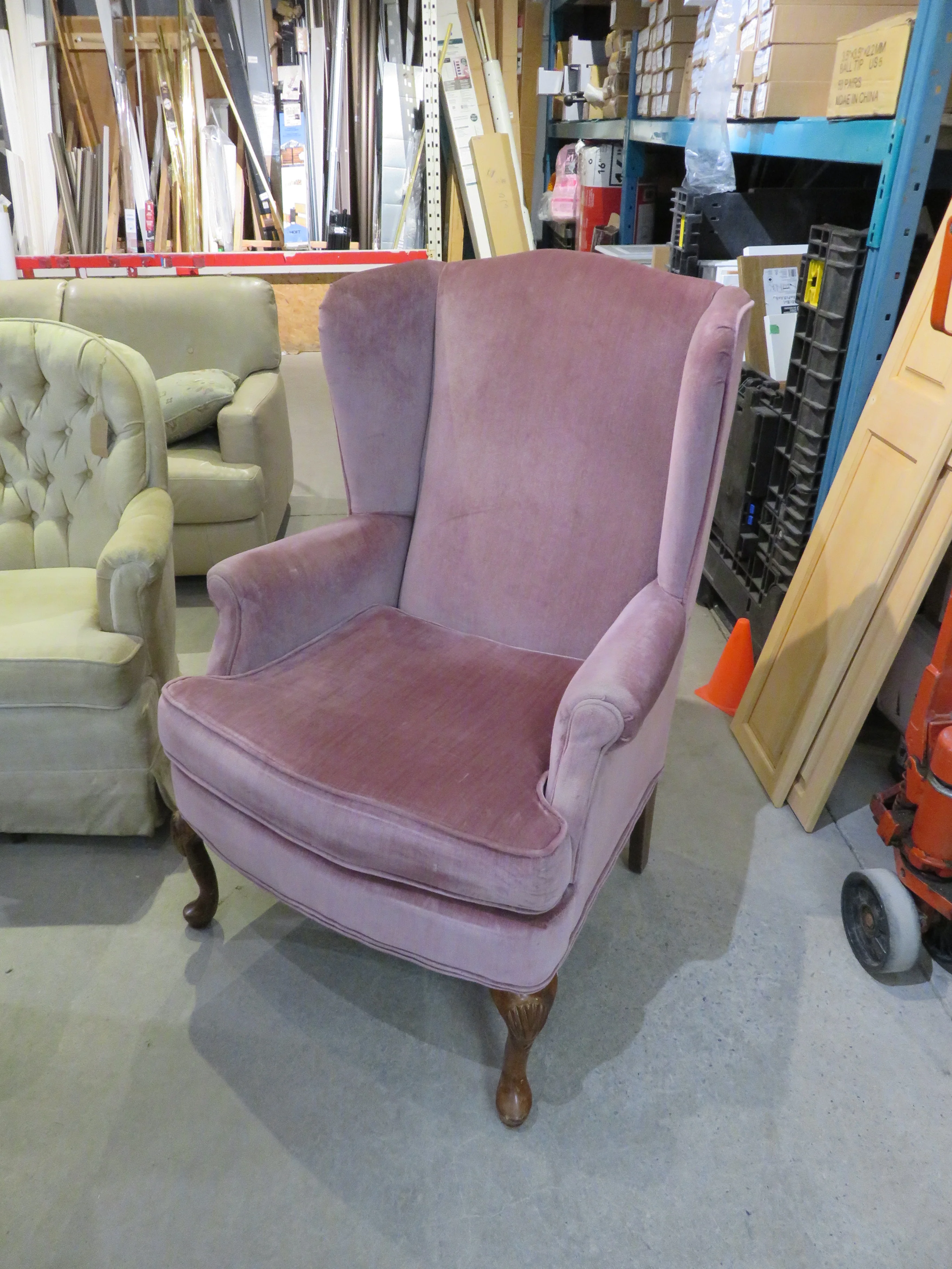 Upholstered Wingchair - Image 2
