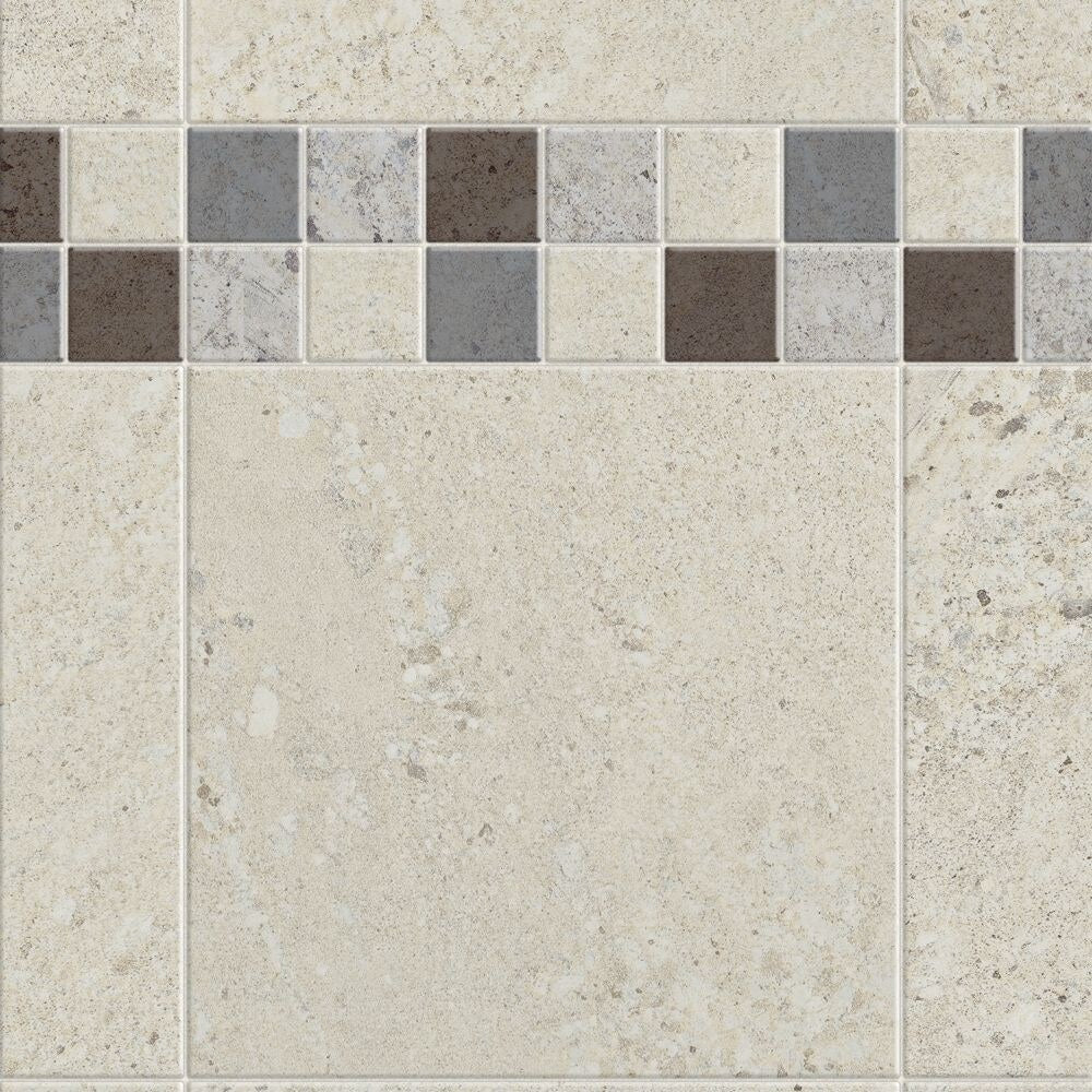 Utile 48x80 Single Back Shower Wall Panel in Stone Sahara - Image 2