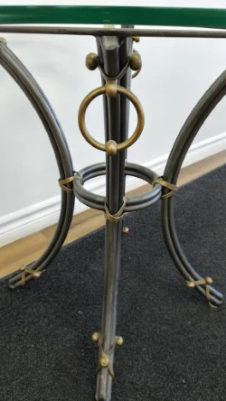 27" Round Glass Top accent Table - Image 3