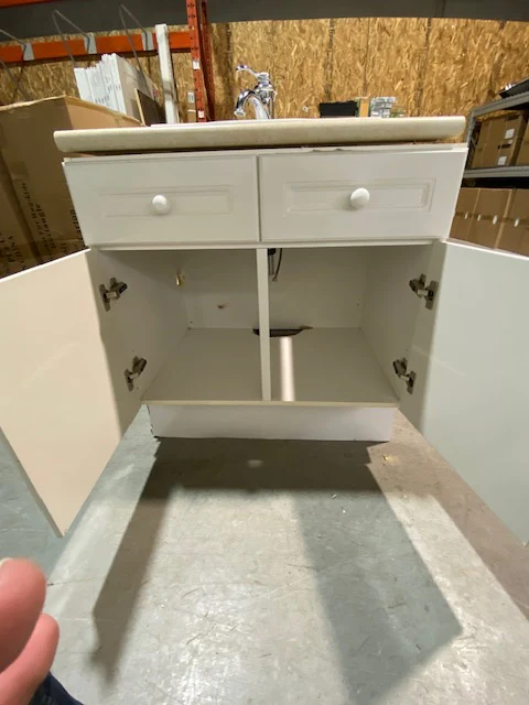 White Bathroom Vanity - Image 3