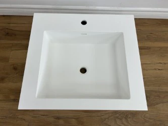 White Rectangular Sink - Image 2