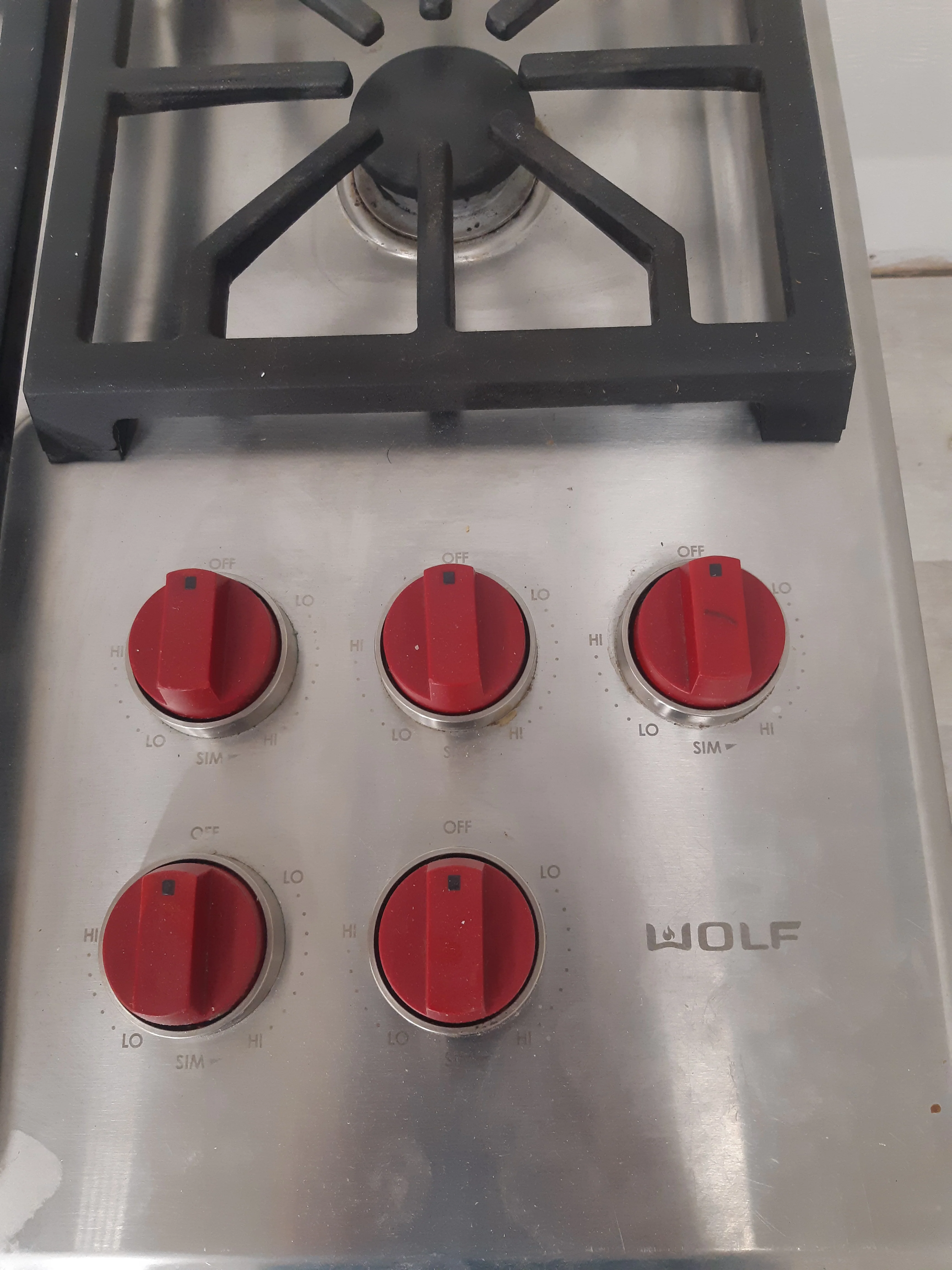 Wolf Stainless Steel Gas Cook Top - Image 2