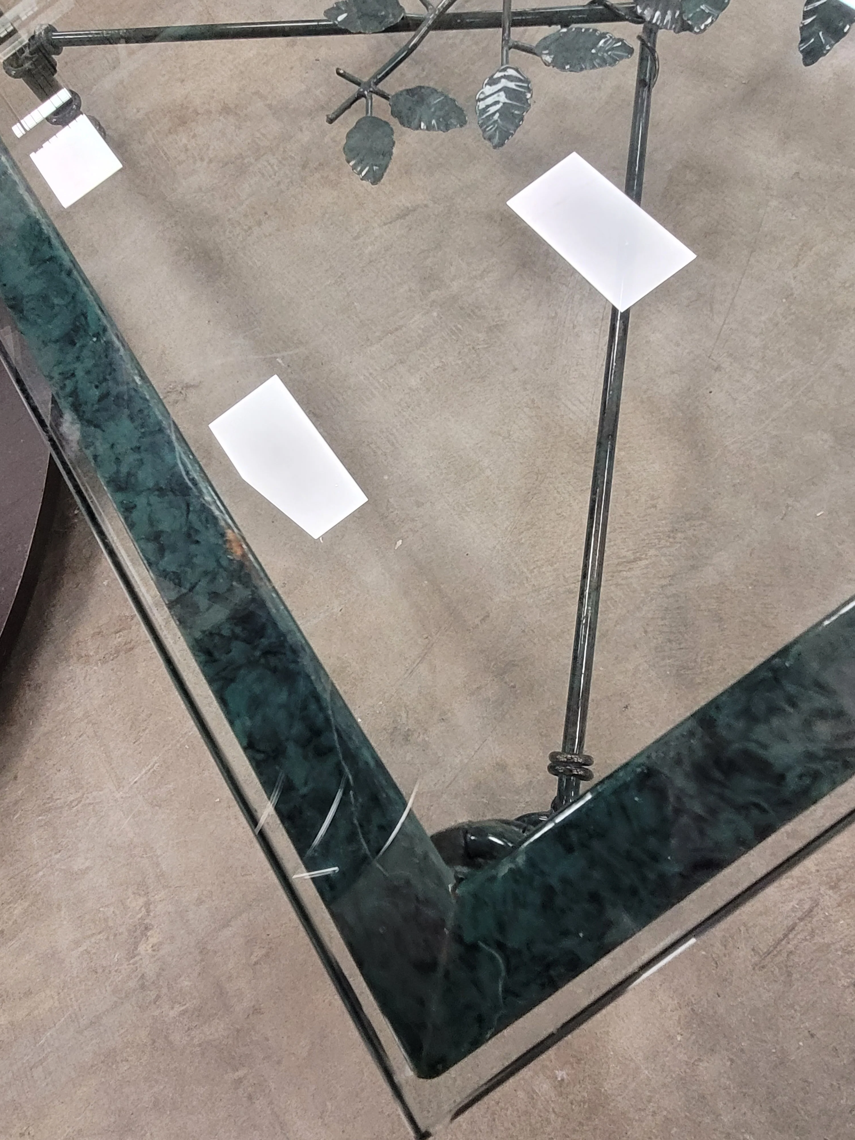 Wrought Iron And Glass Coffee Table - Image 5